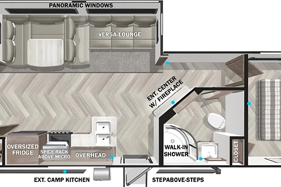 2022 Forest River Salem 29VBUD Travel Trailer