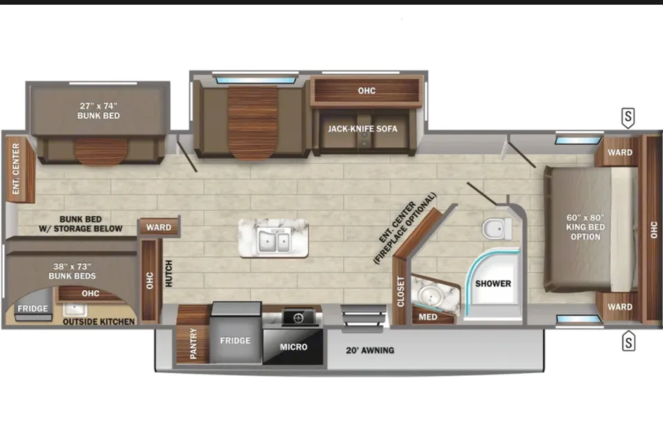 Sam's Sanctuary- Jayco Jay Flight RBTS33 Travel Trailer