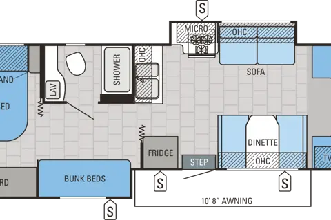 Family friendly with all the comforts of a home on wheels