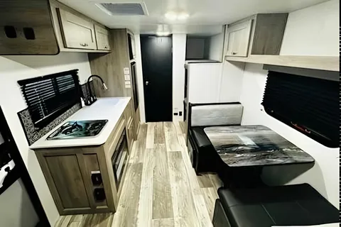 Plush Modern well optioned travel trailer