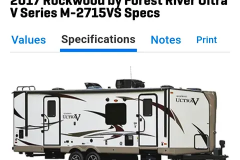 TAP's Forest River Ultra V Travel Trailer