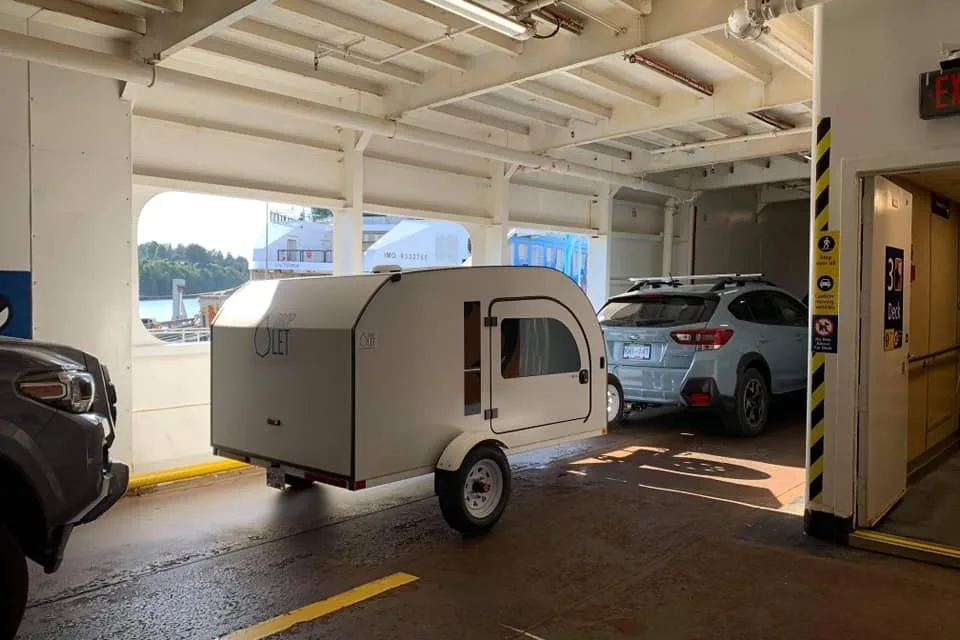 LYUBEN's DROPLET trailer Teardrop trailer  Micro Trailer