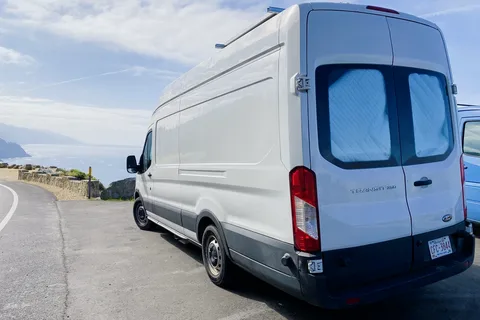Comfortable van with all the amenities!
