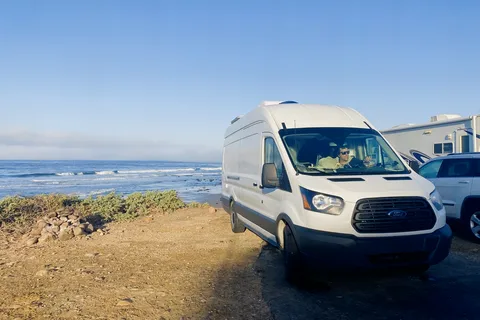 Comfortable van with all the amenities!