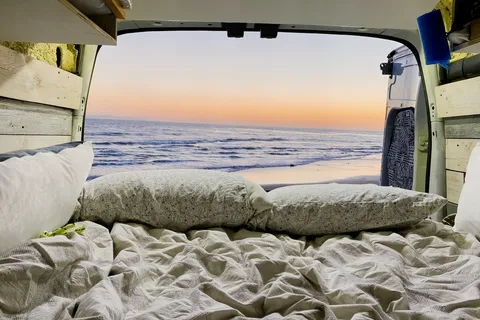 Comfortable van with all the amenities!