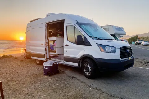 Comfortable van with all the amenities!