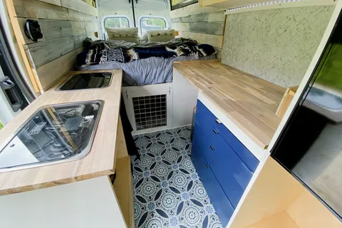 Comfortable van with all the amenities!