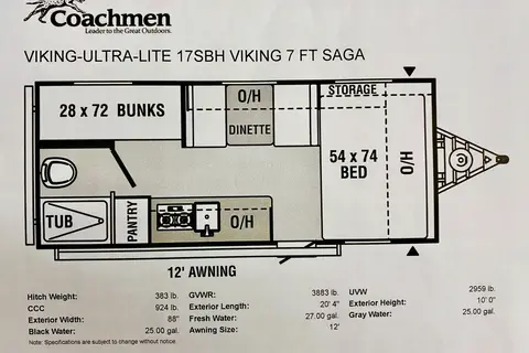 2021 Viking 1  BH-Ultra Lite & Fun 