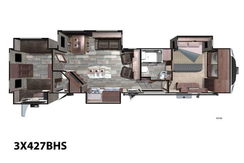 Highland Ridge Open Range 3X427BHS Fifth Wheel with Optional Wi-Fi