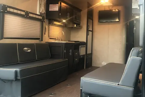 Jesus's Forest River Stealth Toy Hauler Travel Trailer