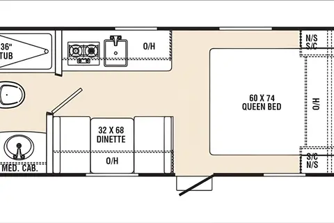 Coachmen clipper ultra-lite 21''