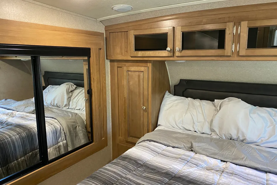 We deliver! Julie and Tim's Rockwood Forest River Fifth Wheel