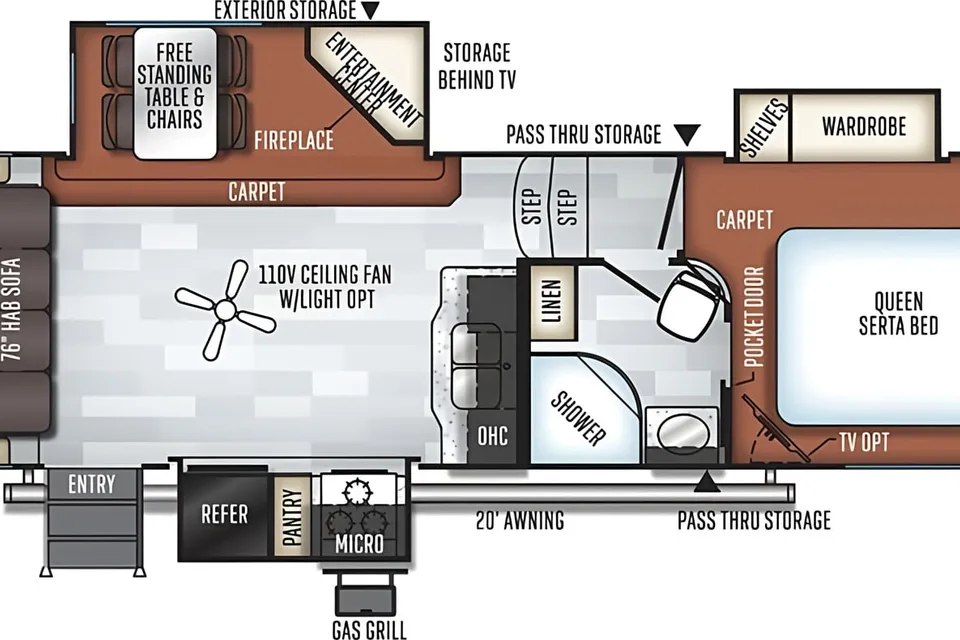 We deliver! Julie and Tim's Rockwood Forest River Fifth Wheel
