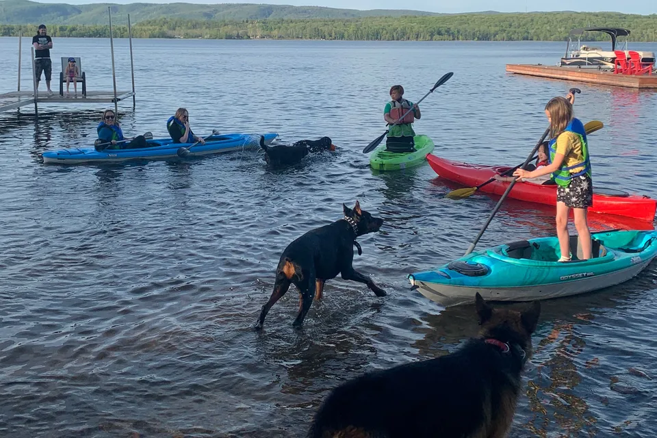 Pet friendly Bunkie with Queen