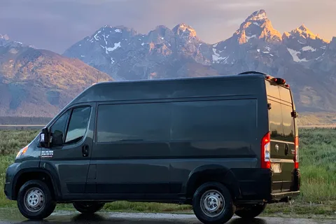 Mystery Machine Ram Promaster Converted #vanlife