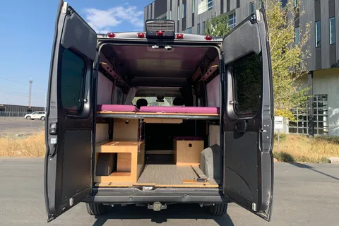 Mystery Machine Ram Promaster Converted #vanlife