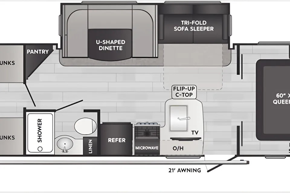 Frank's Family Fun Zone Keystone 2022 Travel Trailer
