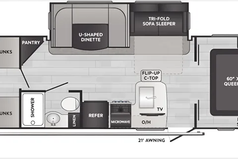 Frank's Family Fun Zone Keystone 2022 Travel Trailer