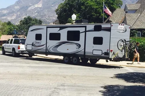 Joe's Coleman  Lantern Travel Trailer
