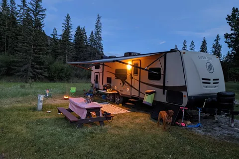 Hoglo's Evergreen Ever-lite Travel Trailer