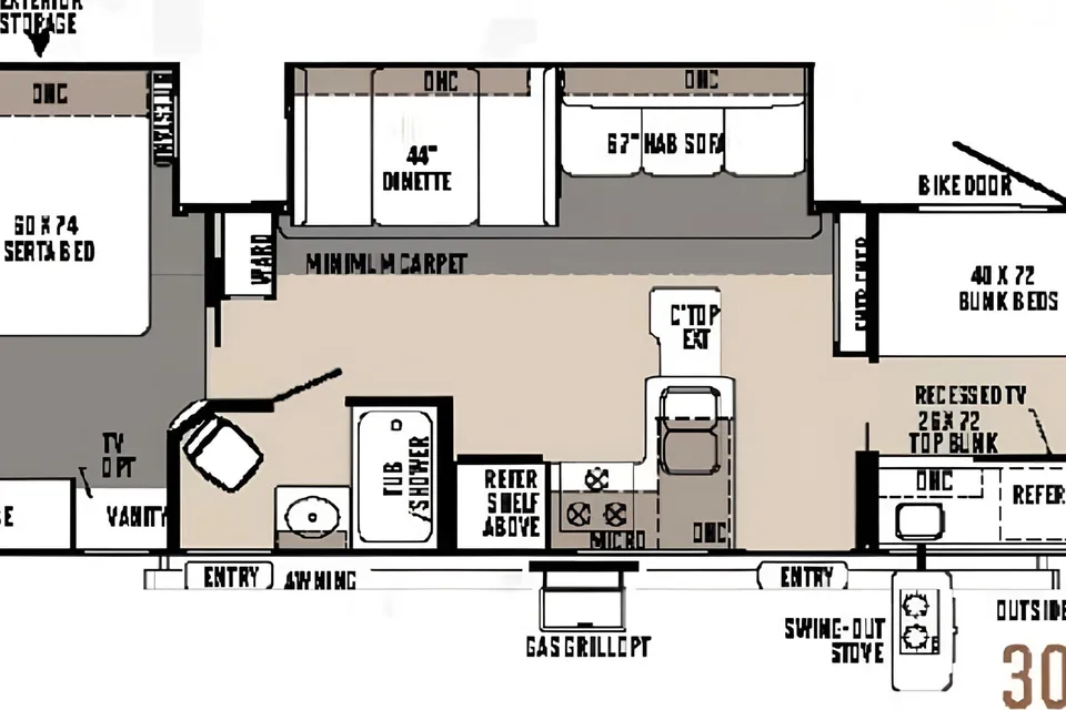 Large Unit- Great for Any "Glamper"