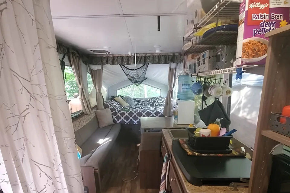 Sabina's Forest River Flagstaff 228 Tent Trailer