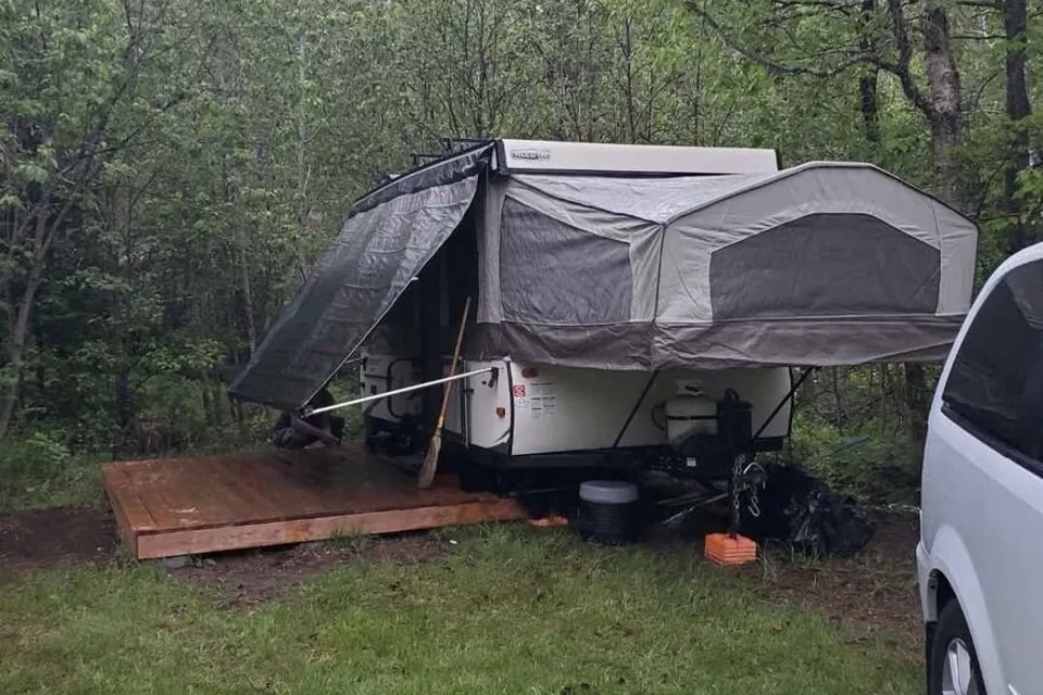 Sabina's Forest River Flagstaff 228 Tent Trailer