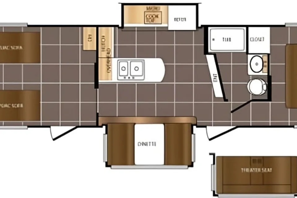 Trailer Toyhauler with lots of space for family and toys-