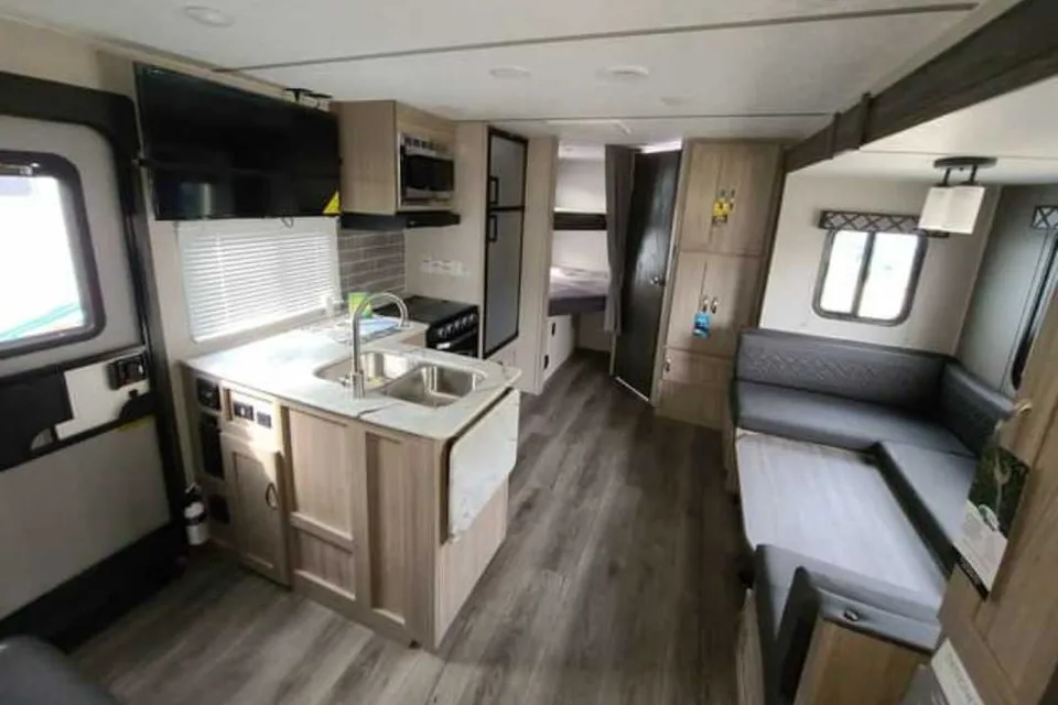 Frank and Karla's Ultralight 26' bunkhouse