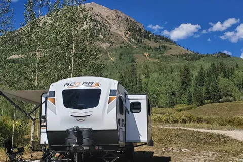 Ryan & Liz's Super Rad Forest River GeopPro G20BHS Travel Trailer