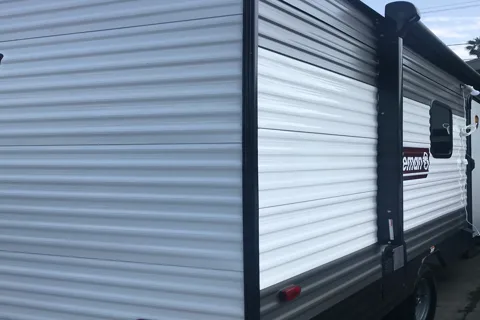 Irma's Coleman Lantern  Tent Trailer