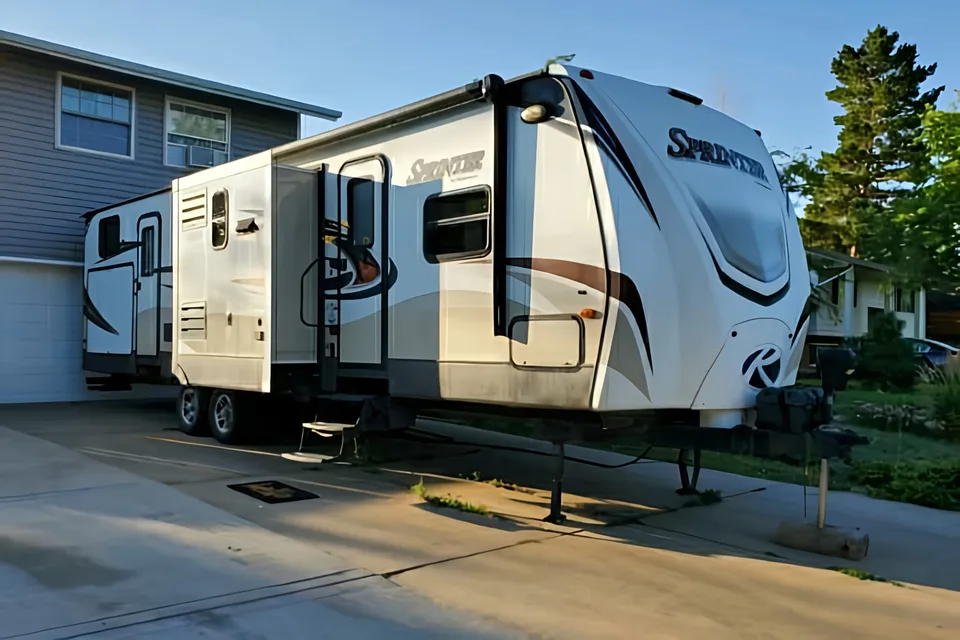 The Mayne Stay Keystone Sprinter Travel Trailer