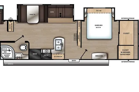 Tim's Aurora 34BHTS Travel Trailer