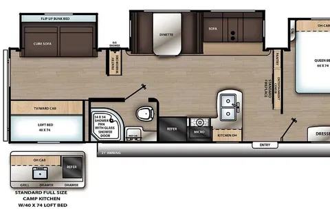 Tim's Aurora 34BHTS Travel Trailer