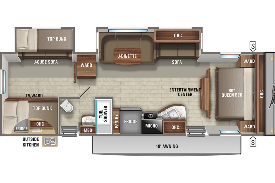 Jayco Jay Flight Bunkhouse  32BHDS Travel Trailer