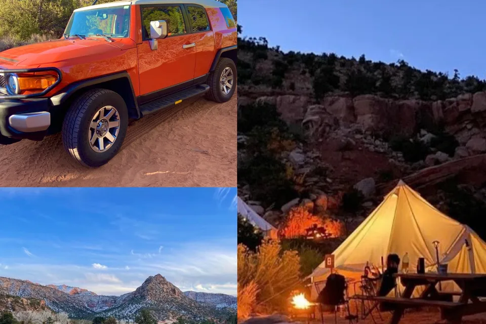 Toyota 4x4 & Camping Tent & Gear