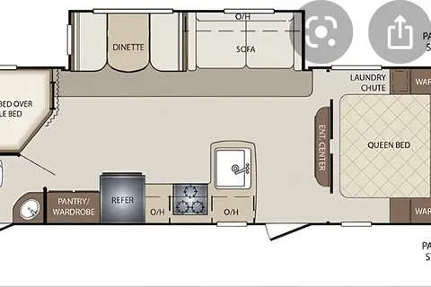Rubie's Keystone Bullet 277BHS  Travel Trailer