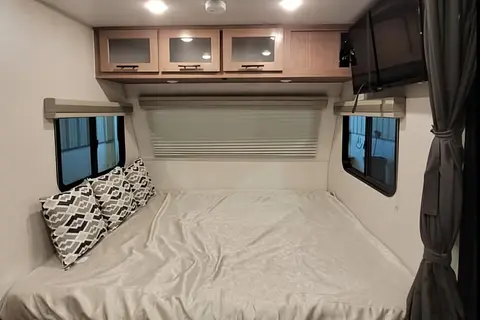 Twin RVenture Forest River NO-BO w/ SOLAR POWER SUV Towable Trailer! W/ Slide Out & Adult Rated Bunk