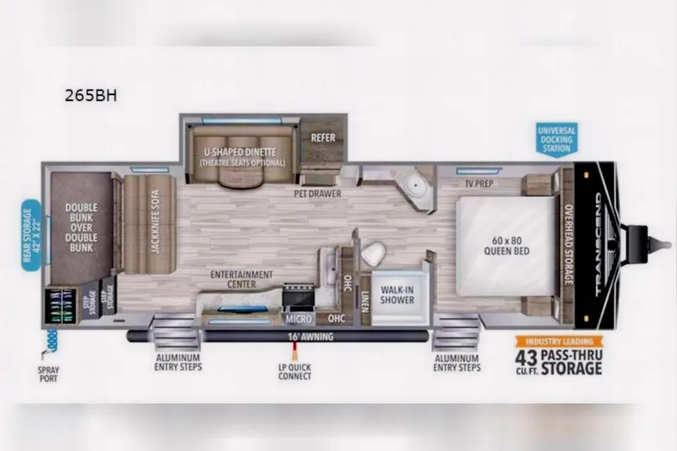 Bradley's Grand Design Transcend Xplor 265BH Travel Trailer