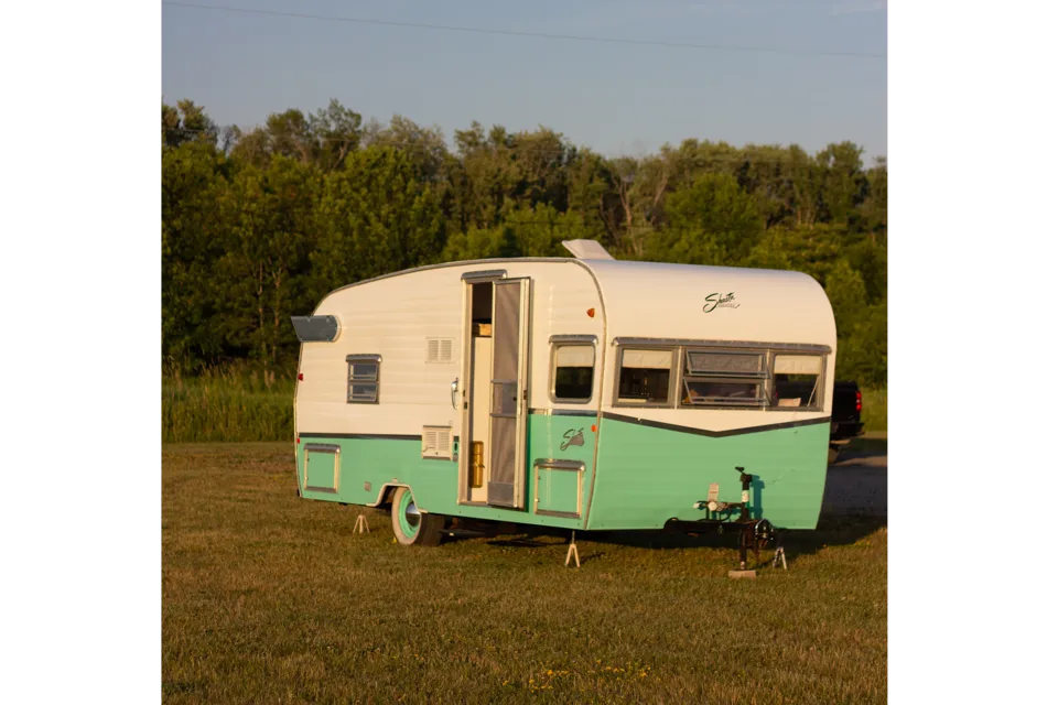 Vintage Shasta Airflyte Travel Trailer
