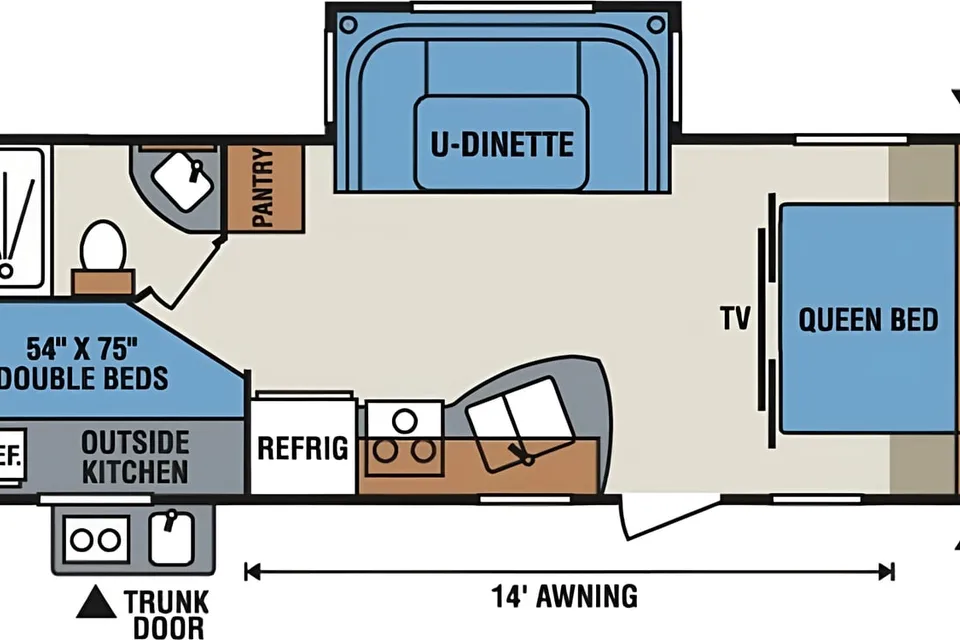 Tracy's cozi Connect Travel Trailer