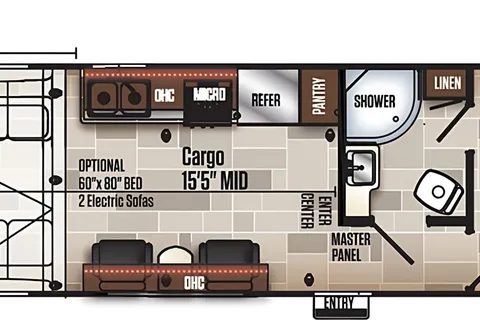 James's Coachmen 25QB Adrenaline Toy Hauler