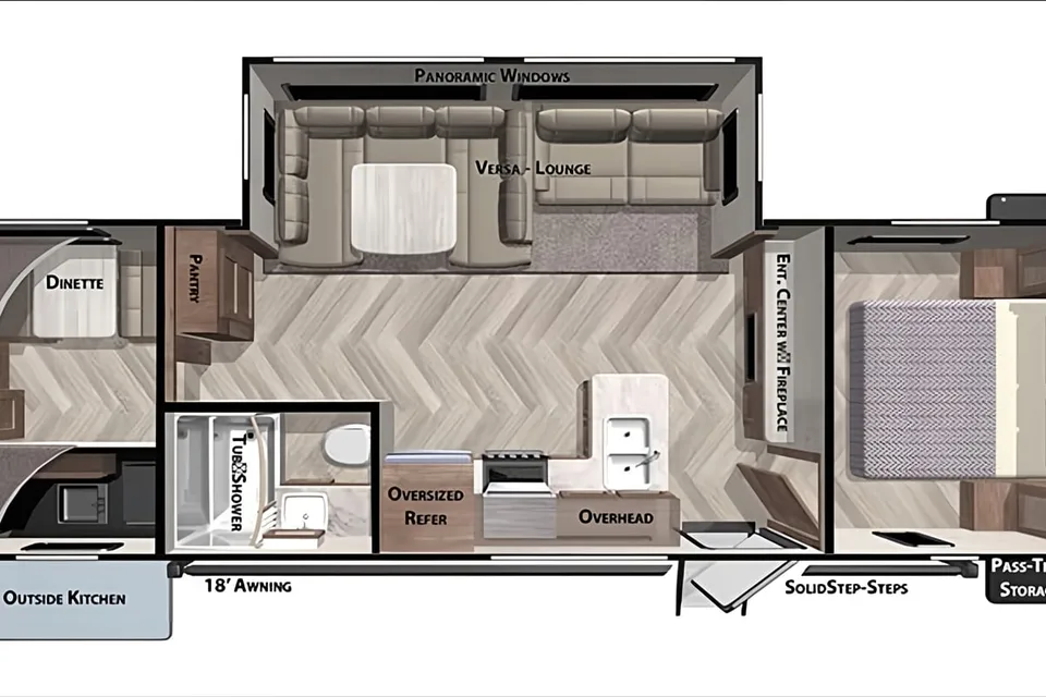 Your next getaway! Forest River Wildwood 30 footer with slideout!