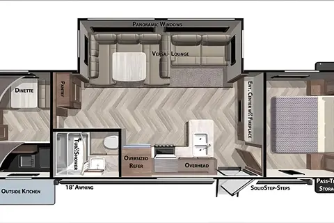 Your next getaway! Forest River Wildwood 30 footer with slideout!