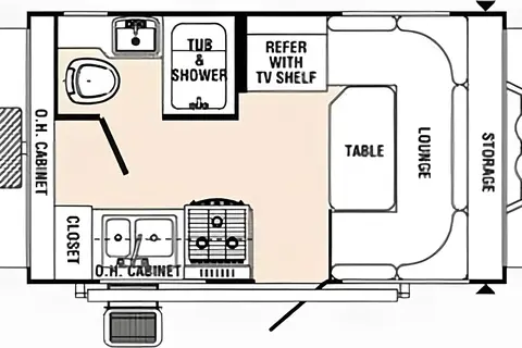 Lightweight hybrid 3 large beds