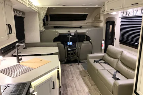 “The Squirrel  Whisperer” Luxury Entegra Bunk Model Class C