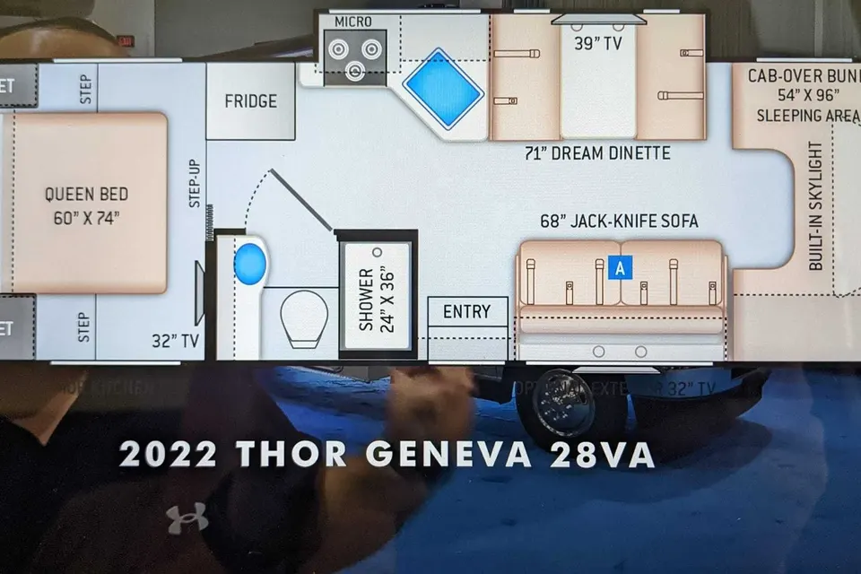 2022 New Thor Motor Coach Geneva Class C