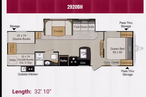 29' Ultra Lite Family Bunkhouse